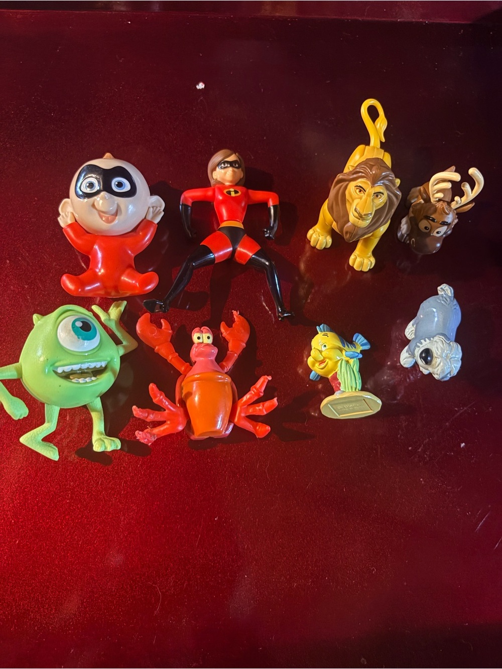 Disney & Pixar Mini Figurines Toy Lot -